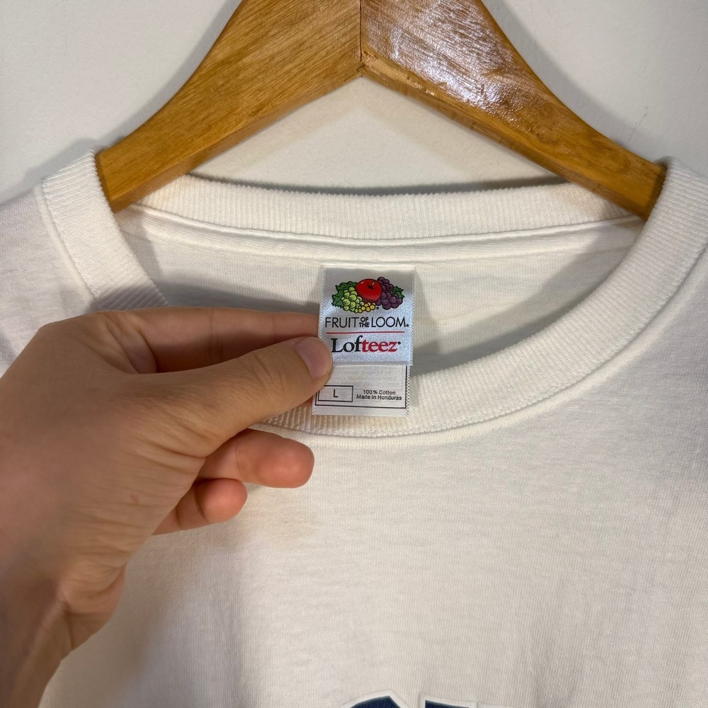 Fruit of the Loom Vancouver Canada Long Sleeve T-Shirt White Large Lofteez Tee - Picture 3 of 9